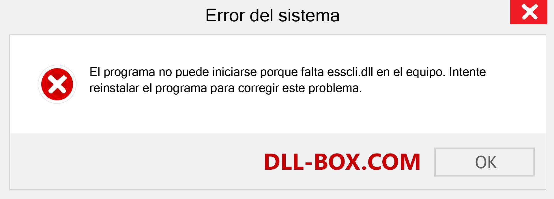 ¿Falta el archivo esscli.dll ?. Descargar para Windows 7, 8, 10 - Corregir esscli dll Missing Error en Windows, fotos, imágenes