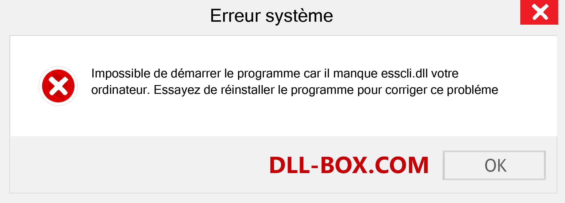 Le fichier esscli.dll est manquant ?. Télécharger pour Windows 7, 8, 10 - Correction de l'erreur manquante esscli dll sur Windows, photos, images